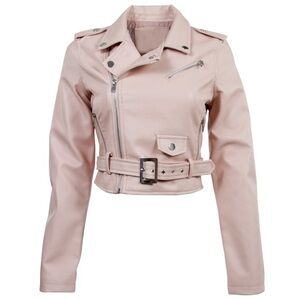 Forever 21 Light Pink Leather Jacket